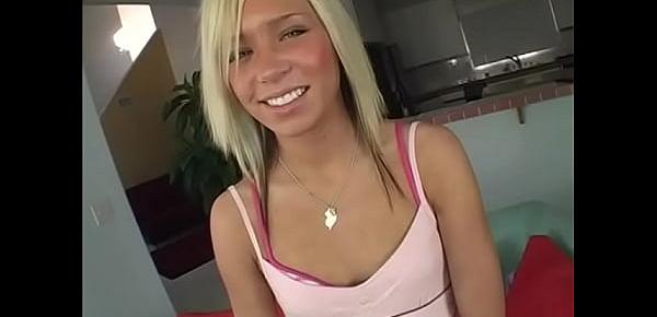  Kacey Jordan skinny blonde teen that loves taking big fat cocks in her snatch